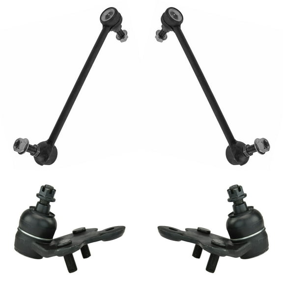 TRQ 4pc Suspension Kit Lower Ball Joints w/ Sway Bar End Links for Toyota Lexus PSA65055