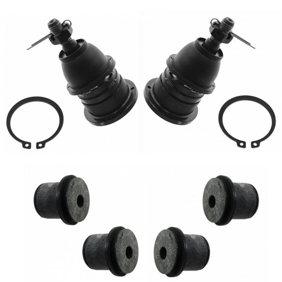 TRQ 4pc Suspension Kit Upper Ball Joints Control Arm Bushings for Chevy GMC PSA69841 Fits select: 1999-2007 CHEVROLET SILVERADO, 2000-2006 CHEVROLET TAHOE