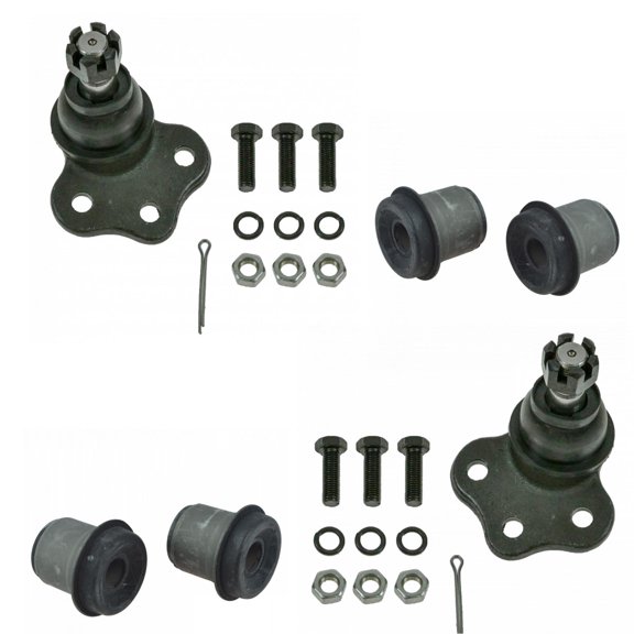 TRQ 4pc Suspension Kit Upper Ball Joints Control Arm Bushings for Dakota Durango PSA69817