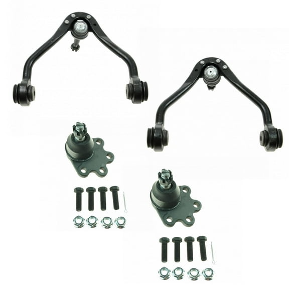 TRQ 4pc Suspension Kit Upper Control Arm Lower Ball Joints for Chevy GMC PSA72548 Fits select: 1996-1999 CHEVROLET TAHOE, 1992-1999 CHEVROLET SUBURBAN