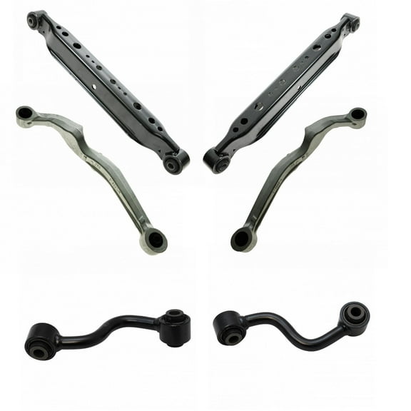 TRQ 6 Piece Suspension Kit Control Arms Trailing Arms Sway Bar End Links New PSA72700 Fits select: 2008-2013 NISSAN ROGUE