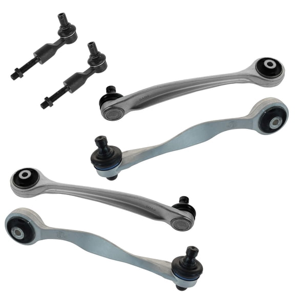 TRQ Front Steering & Suspension Kit Control Arm with Ball Joint Tie Rod Fits Audi Volkswagen