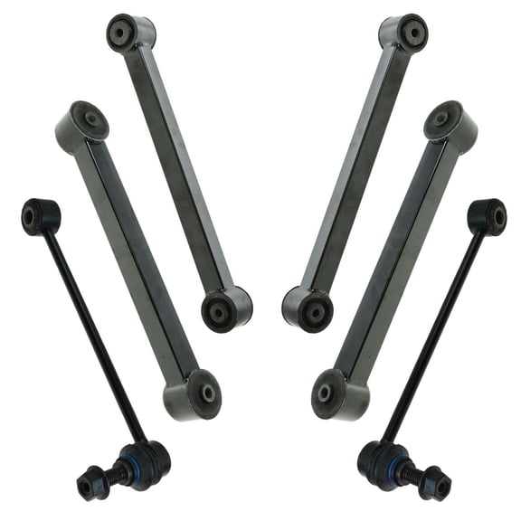 TRQ 6 Piece Suspension Kit Rear Upper & Lower Control Arms Sway Bar End Links PSA66415 Fits select: 2005 JEEP GRAND CHEROKEE, 2006-2007 JEEP GRAND CHEROKEE LAREDO/COLUMBIA/FREEDOM