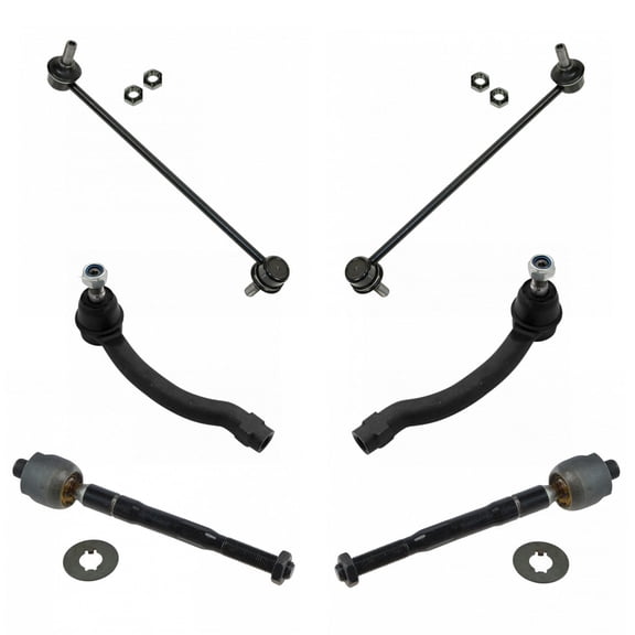 TRQ Front Steering & Suspension Kit Sway Bar Stabilizer Link Tie Rod Fits 2007-2013 Acura MDX