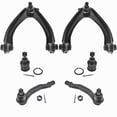 thumbnail image 1 of TRQ 6 pc Steering & Suspension Kit Control Arms Ball Joints Outer Tie Rod Ends PSA60055, 1 of 9