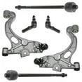 thumbnail image 1 of TRQ 6 pc Steering & Suspension Kit Control Arms w/ Ball Joints Tie Rod End Links PSA60045, 1 of 9