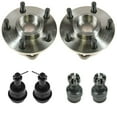 thumbnail image 1 of TRQ 6 pc Steering & Suspension Kit Wheel Hub & Bearing Assemblies w/ Ball Joints PSA59991 Fits select: 1989 JEEP WRANGLER / YJ, 1987-1988 JEEP WRANGLER, 1 of 4