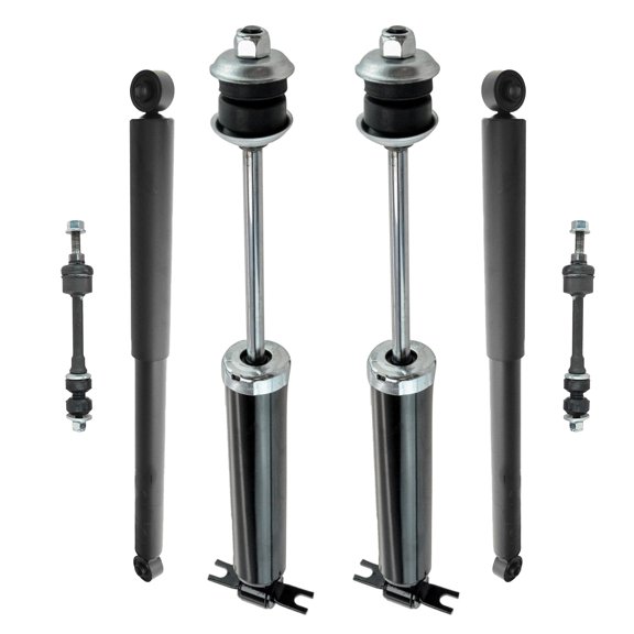 TRQ 6pc Front & Rear Shock Absorber Sway Bar End Link Kit for Ram Pickup Truck SBA30492 Fits select: 2006-2008 DODGE RAM 1500, 2003-2012 DODGE RAM 2500
