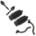 thumbnail image 1 of TRQ 6pc Inner & Outer Tie Rods with Steering Rack Bellow Boots for Honda Acura PSA58599, 1 of 4
