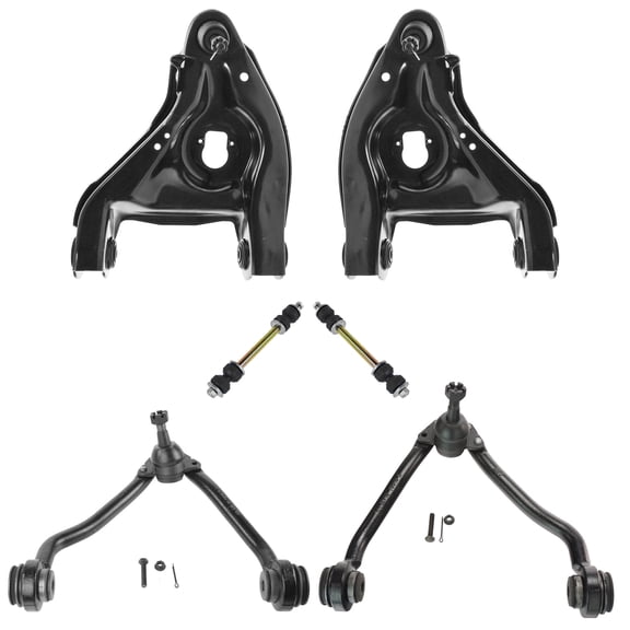 TRQ 6pc Suspension Kit Control Arms Ball Joints Sway Bar End Links New PSA30338 Fits select: 2002 CHEVROLET EXPRESS G3500, 2001 CHEVROLET EXPRESS CUTAWAY