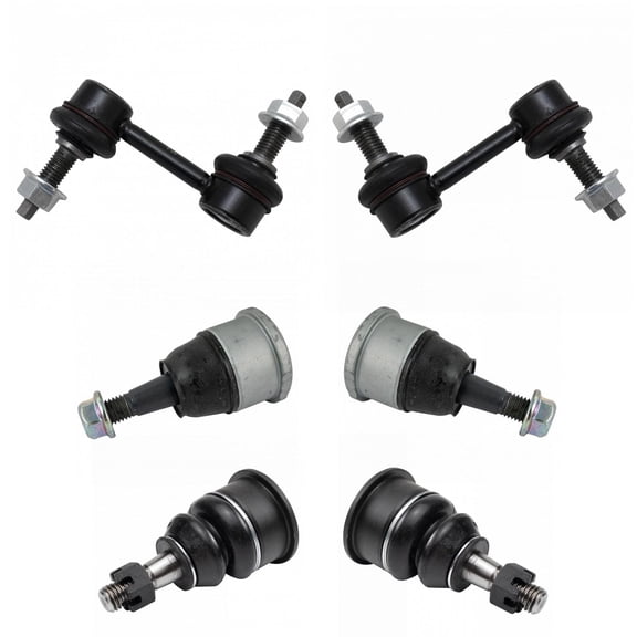 TRQ 6pc Suspension Kit Upper & Lower Ball Joints Sway Bar Links for Corvette XLR PSA72492 Fits select: 1997-2011 CHEVROLET CORVETTE, 2004-2006 CADILLAC XLR