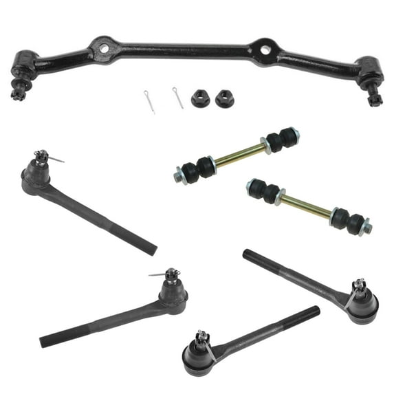 TRQ 7 pc Steering & Suspension Kit Tie Rods Center Link Sway Bar End Links New PSA60072 Fits select: 1996-2003 CHEVROLET S TRUCK, 1996-2005 CHEVROLET BLAZER