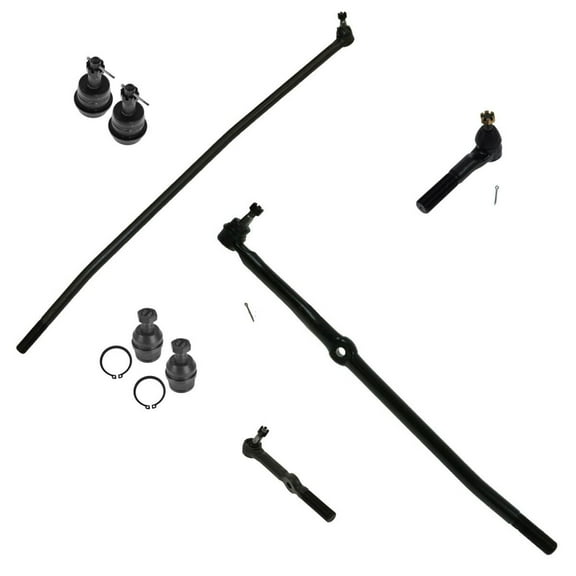 TRQ 8 Piece Kit Tie Rod Ball Joint LH RH for Ram 1500 2500 4WD Pickup Truck New PSA59472 Fits select: 1994-1997 DODGE RAM 1500, 1994-1997 DODGE RAM 2500