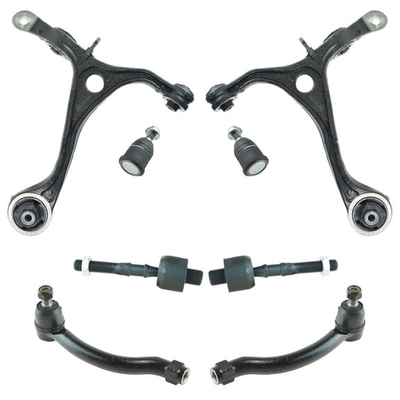 TRQ 8 Piece Steering Suspension Kit Control Arms w/ Ball Joints Tie Rods for TL PSA64893 Fits select: 2006 ACURA 3.2TL, 2004-2005 ACURA TL