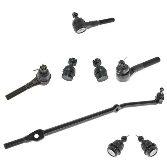 TRQ 8 pc Kit Inner Outer Tie Rod End Upper Lower Ball Joint Set for Jeep XJ MJ PSA59427 Fits select: 1991-2001 JEEP CHEROKEE, 1991-1992 JEEP COMANCHE