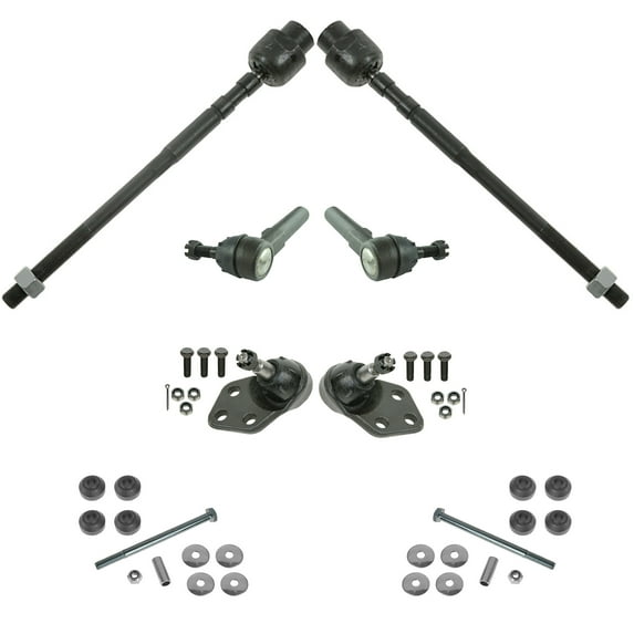 TRQ 8 pc Steering & Suspension Kit Ball Joints Tie Rod Ends Sway Bar Links New PSA86022 Fits select: 1986-1999 BUICK LESABRE, 1985-1993 CADILLAC DEVILLE