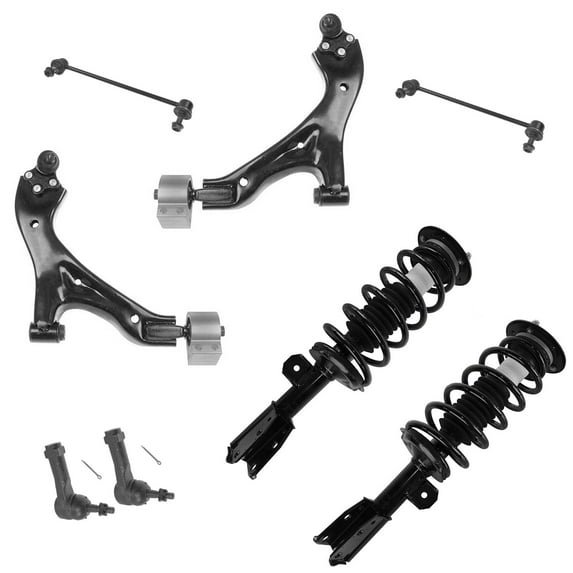 TRQ 8 pc Steering Suspension Kit Control Arm Sway Link Tie Rod Strut for GM New PSA59134