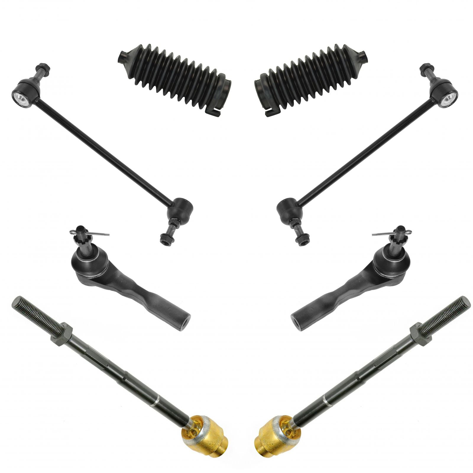 TRQ - Control Arm Sway Bar Link Tie Rod Kit - 10 Piece - 2004 TRQ - Control Arm Sway Bar Link Tie Rod Kit - 10 Piece - 2004