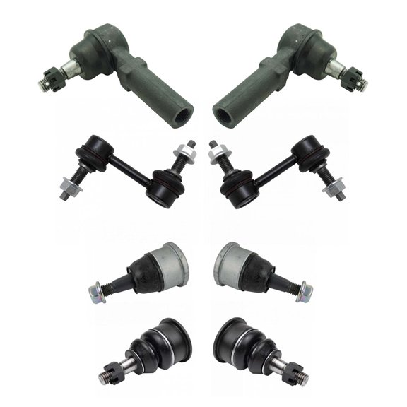 TRQ 8pc Steering Suspension Kit Ball Joints Tie Rods Sway Bar Links for Corvette PSA72549 Fits select: 1997-2011 CHEVROLET CORVETTE, 2004-2006 CADILLAC XLR