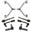 thumbnail image 1 of TRQ 8pc Steering Suspension Kit Upper Control Arms Tie Rods Sway Bar End Links PSA32139, 1 of 6