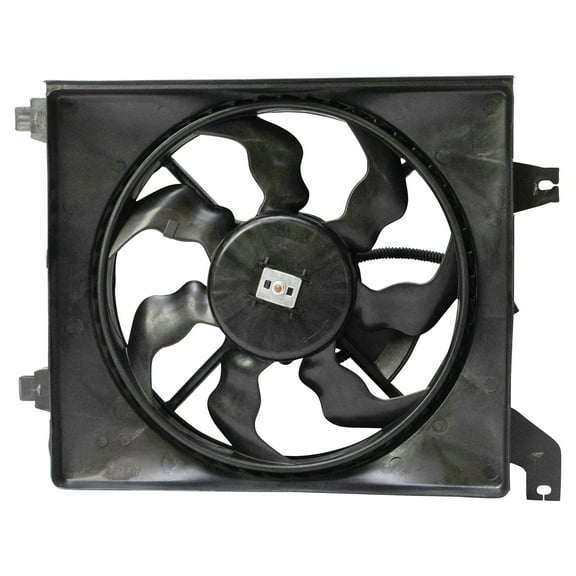TRQ A/C AC Condenser Cooling Fan Assembly RH Passenger Side for 06-11 Accent RFA80401