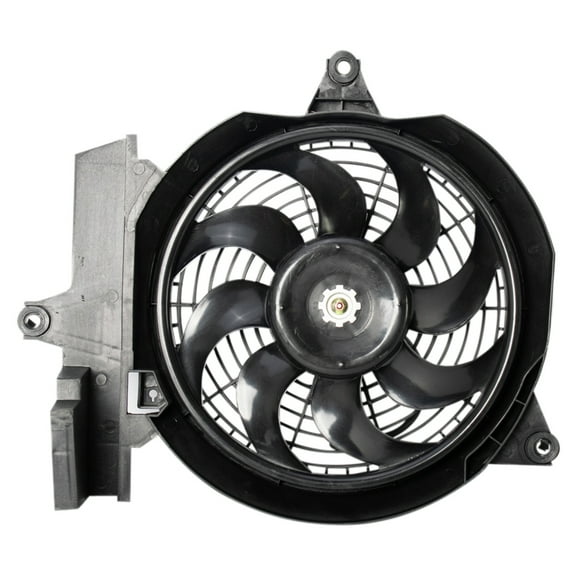 TRQ A/C AC Condenser Cooling Radiator Fan Assembly for Hyundai Santa Fe RFA80390