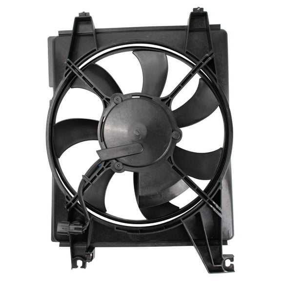 TRQ A/C Condenser Cooling Fan Assembly Fits 01-06 Hyundai Elantra 03-08 Tiburon RFA80398