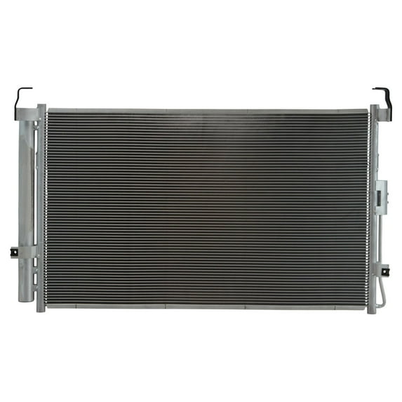TRQ AC Condenser A/C Air Conditioning w/ Receiver Drier for Kia Hyundai Truck ACA84579 Fits select: 2006-2012 KIA SEDONA, 2007-2008 HYUNDAI ENTOURAGE