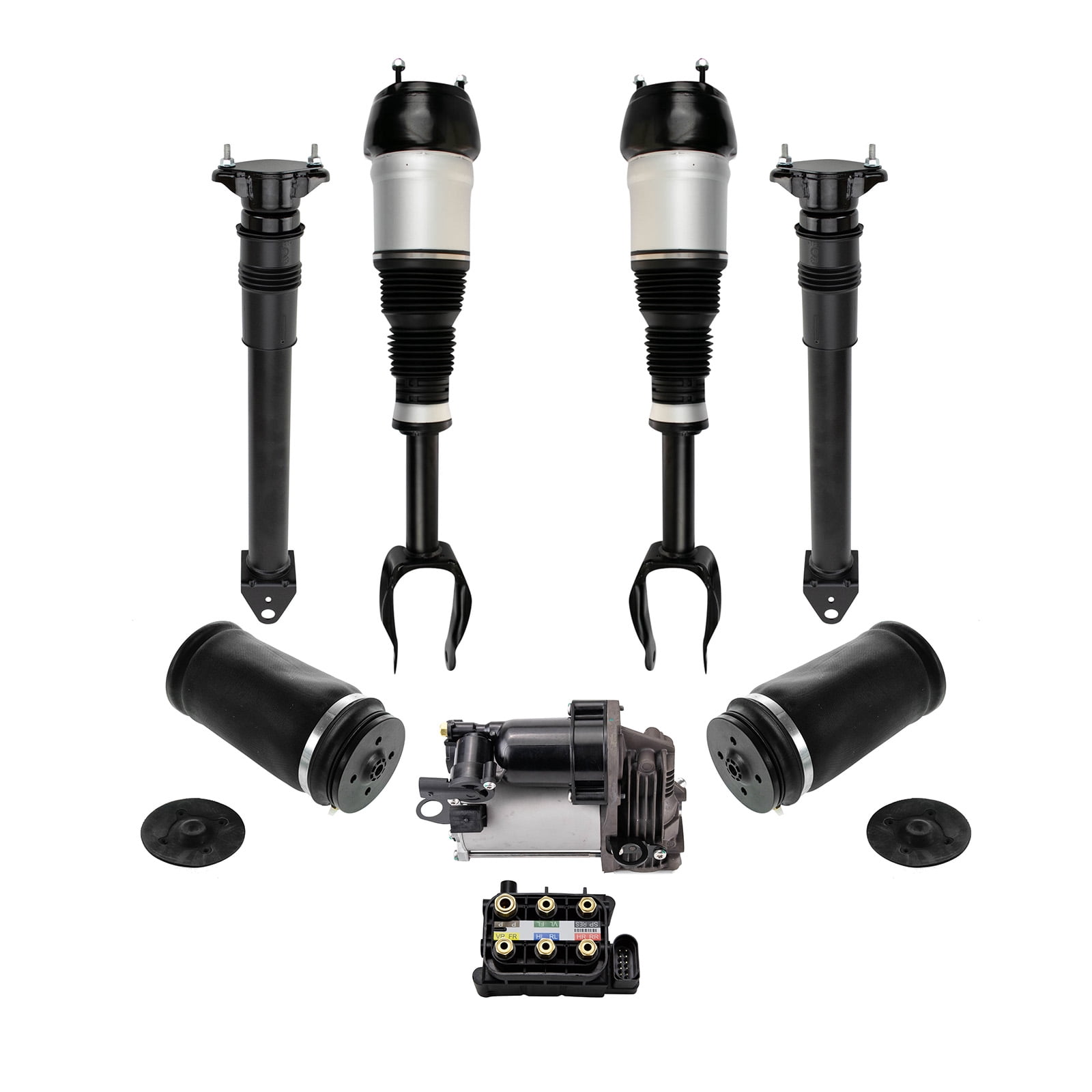 TRQ Air Suspension Kit Fits 2013-2016 Mercedes-Benz GL350 GL450 GL550 ...