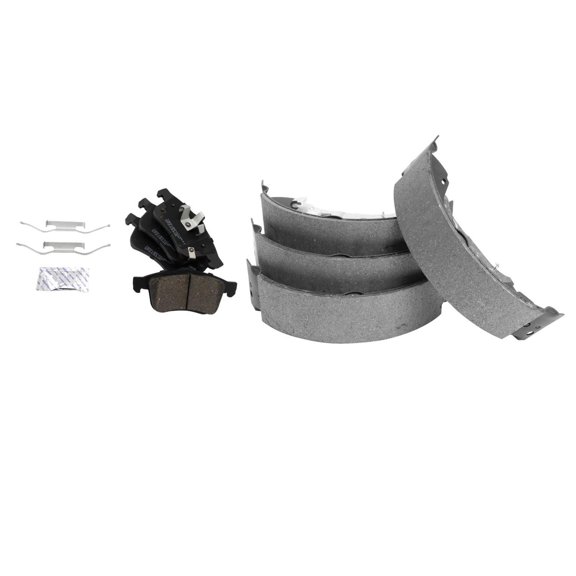 TRQ BFA81690 Disc Brake Pads For Ram ProMaster City 15-21 Front Rear 68211488AA