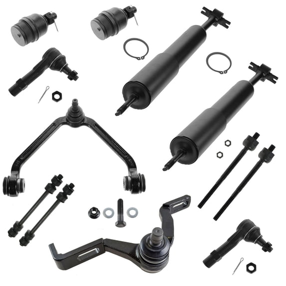 TRQ Ball Joint Control Arm Tie Rod Sway Bar Link Shock Suspension Kit 12pc PSA59507 Fits select: 1998-2011 FORD RANGER, 1995-2001 FORD EXPLORER