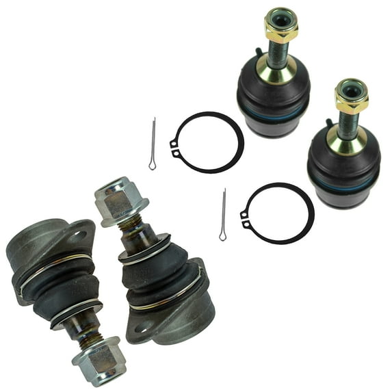 TRQ Ball Joint Front Upper Lower LH RH Set for Crown Vic Grand Marquis Town Car PSA63327