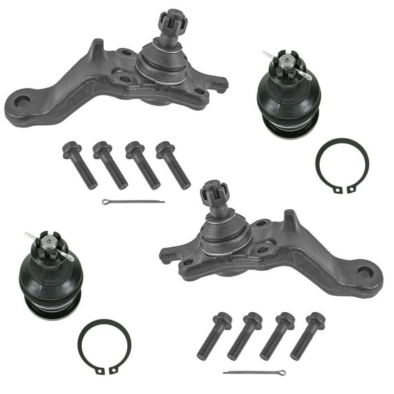 TRQ Ball Joint Front Upper Lower LH RH Set of 4 for 2003 Toyota Tundra New PSA63292