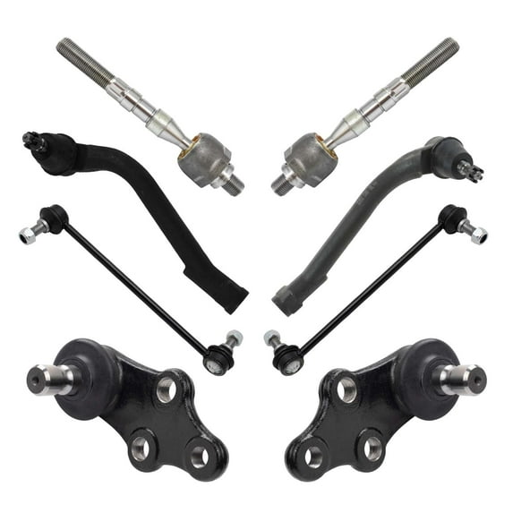 TRQ Ball Joint Sway Bar Link Tie Rod Suspension Kit 8pc Set for Sportage Tucson PSA60177 Fits select: 2010-2013 HYUNDAI TUCSON, 2011-2013 KIA SPORTAGE