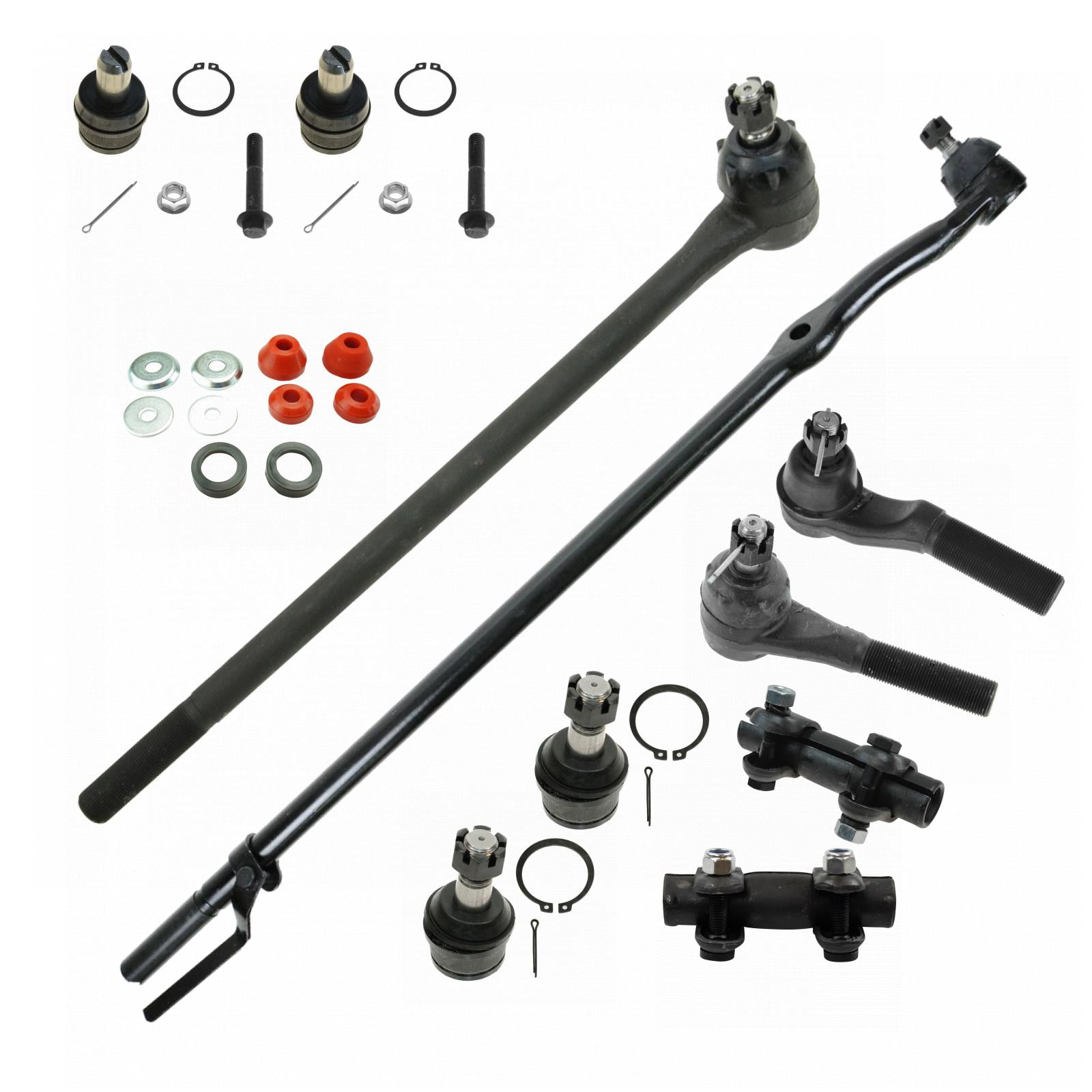 TRQ Ball Joint Tie Rod Drag Link Adjuster Sleeve Steering Suspension