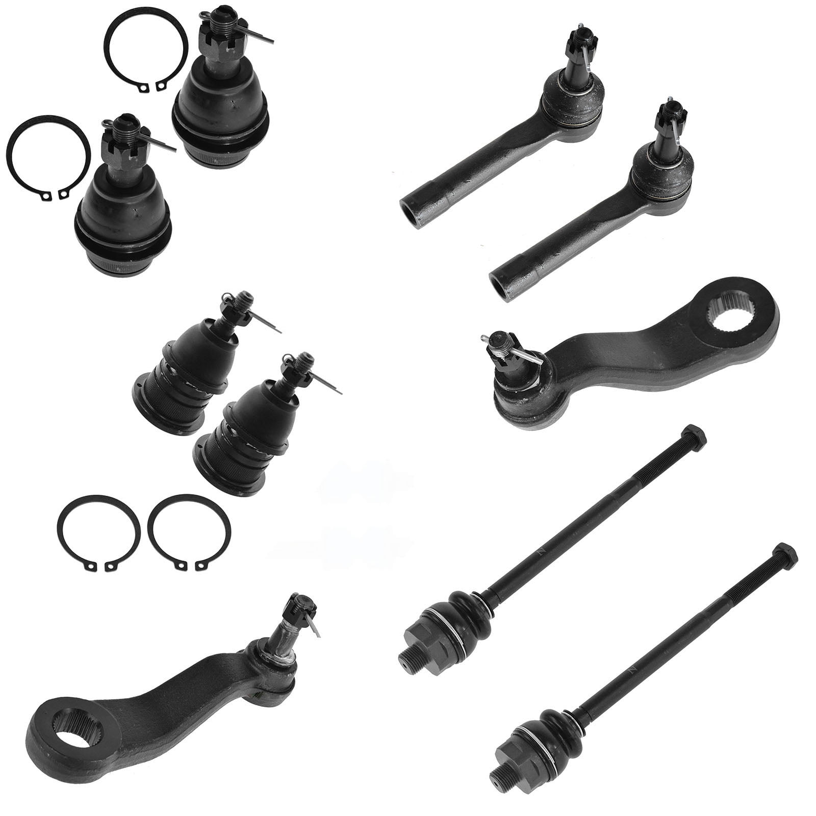 Outer Tie Rod End Inner & Set For Chevy Silverado, GMC Sierra, Yukon, Avalanche 4x4 & RWD – Set Of 4 (Evan-Fischer) 2014 Gmc Sierra 1500 Ball Joints - Foto 2
