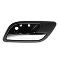 thumbnail image 1 of TRQ Black & Chrome Rear Inside Interior Door Handle Passenger RH for Chevy GMC DHA49545, 1 of 3