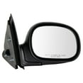thumbnail image 1 of TRQ Black Folding Manual Side View Mirror Passenger RH for F150 F250 Truck MRA05050 Fits select: 1997-2001 FORD F150, 1997-1999 FORD F250, 1 of 1