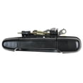 thumbnail image 1 of TRQ Black Outer Outside Exterior Door Handle Rear LH Driver for Toyota Tercel DHA43573, 1 of 3