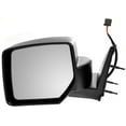 thumbnail image 1 of TRQ Black Power Side View Mirror Driver Left LH for 07-11 Dodge Nitro MRA05863, 1 of 3