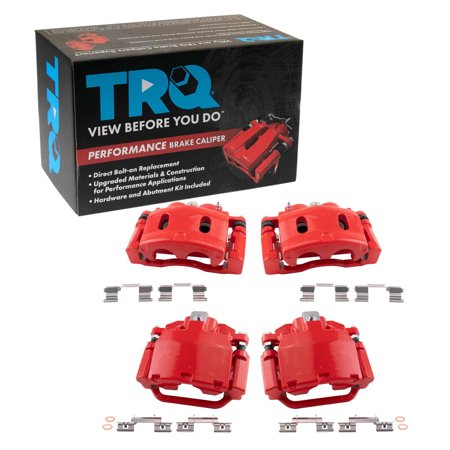 TRQ Brake Caliper Set Performance Fits 08-20 Cadillac Chevrolet 08-19 GMC