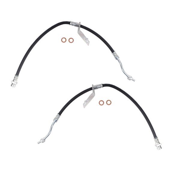 TRQ Brake Hose Set Fits 2010-2013 Kia Soul