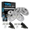 thumbnail image 1 of TRQ Brake Pad & Coated Rotor Kit Ceramic Front Rear w/Chemicals BKA23021 Fits select: 2002-2003 DODGE RAM 1500, 1 of 6