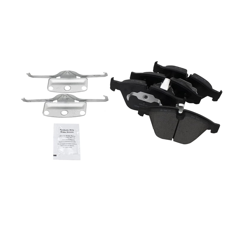 TRQ Brake Pad Front Ceramic Brake Pad LH & RH Set Kit for BMW E60 