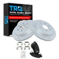 thumbnail image 1 of TRQ Brake Pad & Performance Rotor Kit Metallic Rear Fits Select Acadia Enclave Traverse, 1 of 6