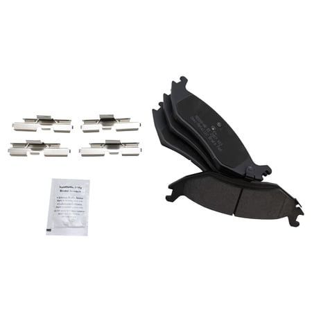 TRQ Brake Pad Premium Posi Semi Metallic Left Right for Dodge Pickup SUV BFA73686