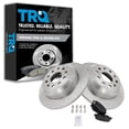 thumbnail image 1 of TRQ Brake Pad & Rotor Kit Brake Pads Brake Rotor Ceramic Fits Select 2018-2020 Jeep Wrangler, 1 of 5