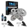 thumbnail image 1 of TRQ Brake Pad & Rotor Kit Ceramic Front & Rear w/Chemicals BKA17585 Fits select: 2003 DODGE DURANGO, 1 of 6