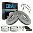 thumbnail image 1 of TRQ Brake Pad & Rotor Kit Premium G-Coated Ceramic Fits 2012-2017 Nissan Armada 2011-2019 TITAN, 1 of 5