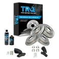 thumbnail image 1 of TRQ Brake Pad Rotor Kit Semi Metallic Front Rear Kit w/Chemicals BKA15690, 1 of 6